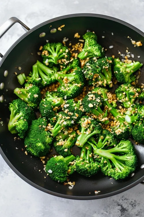 como hacer brócoli salteado