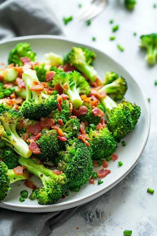 Brócoli con bacon