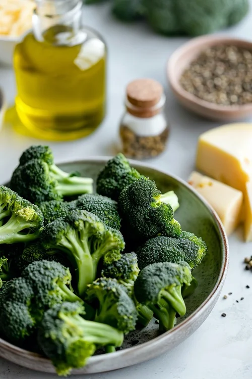 ingredientes brócoli al horno con queso