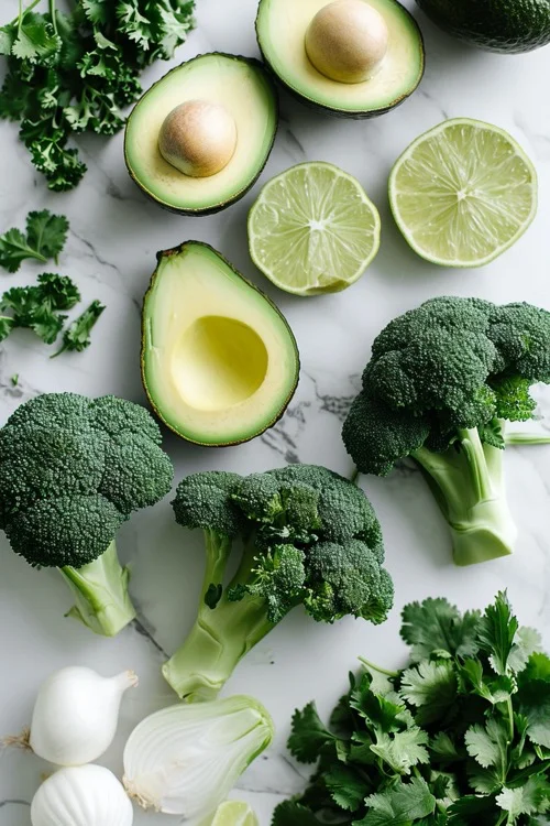 ingredientes guacamole de brócoli