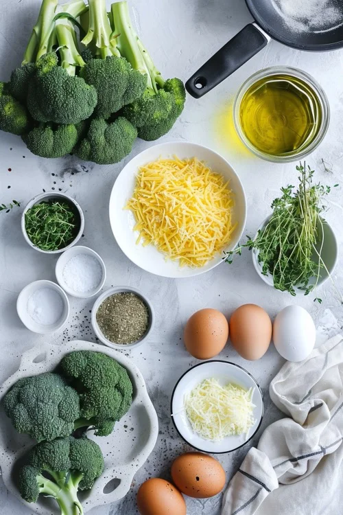 ingredientes quiche de brócoli