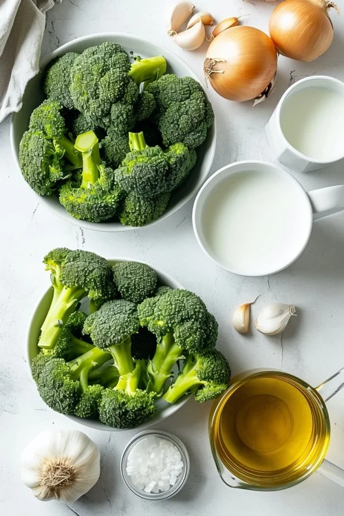 ingredientes sopa de brócoli